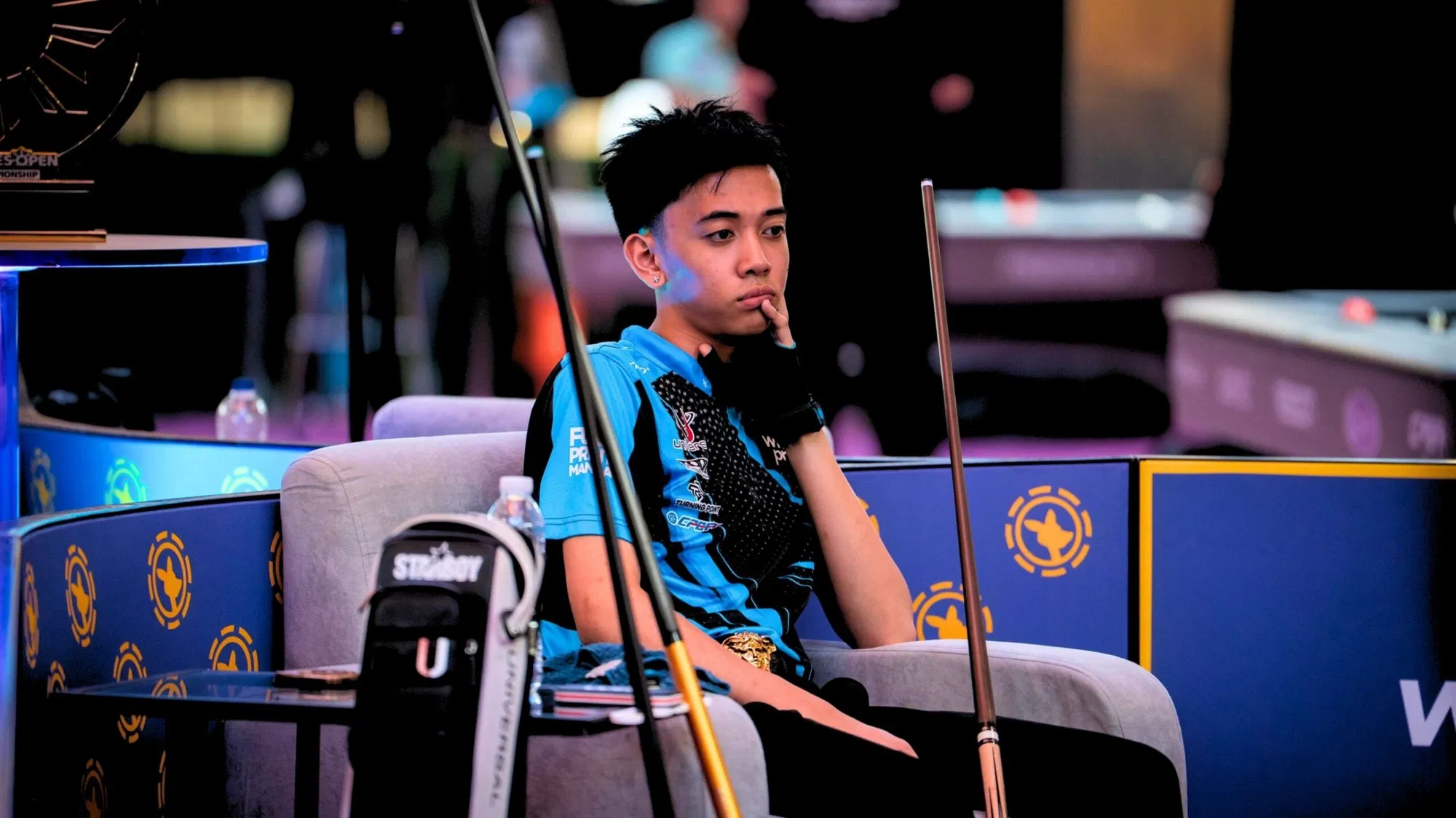 David Alcaide competing during the 2026 Philippines Open at Gateway Mall