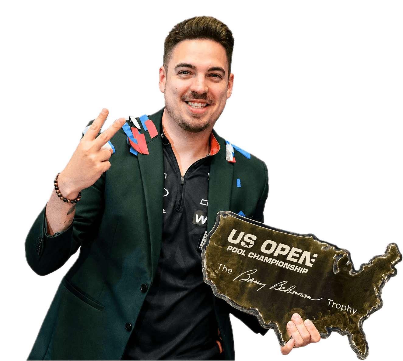 Francisco Sanchez Ruiz after winning the 2026 US Open